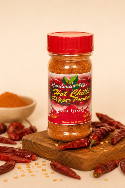 Hot Chilli Pepper Powder, 80g pack by Condimentplus